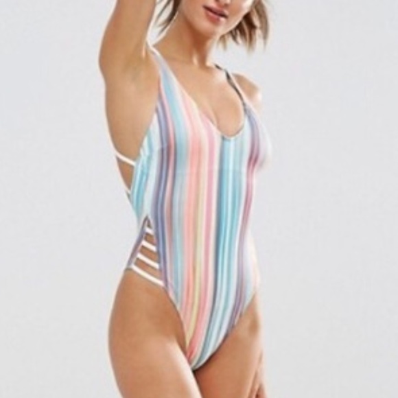 free society Other - One piece sexy swimsuit w built in bra size 4